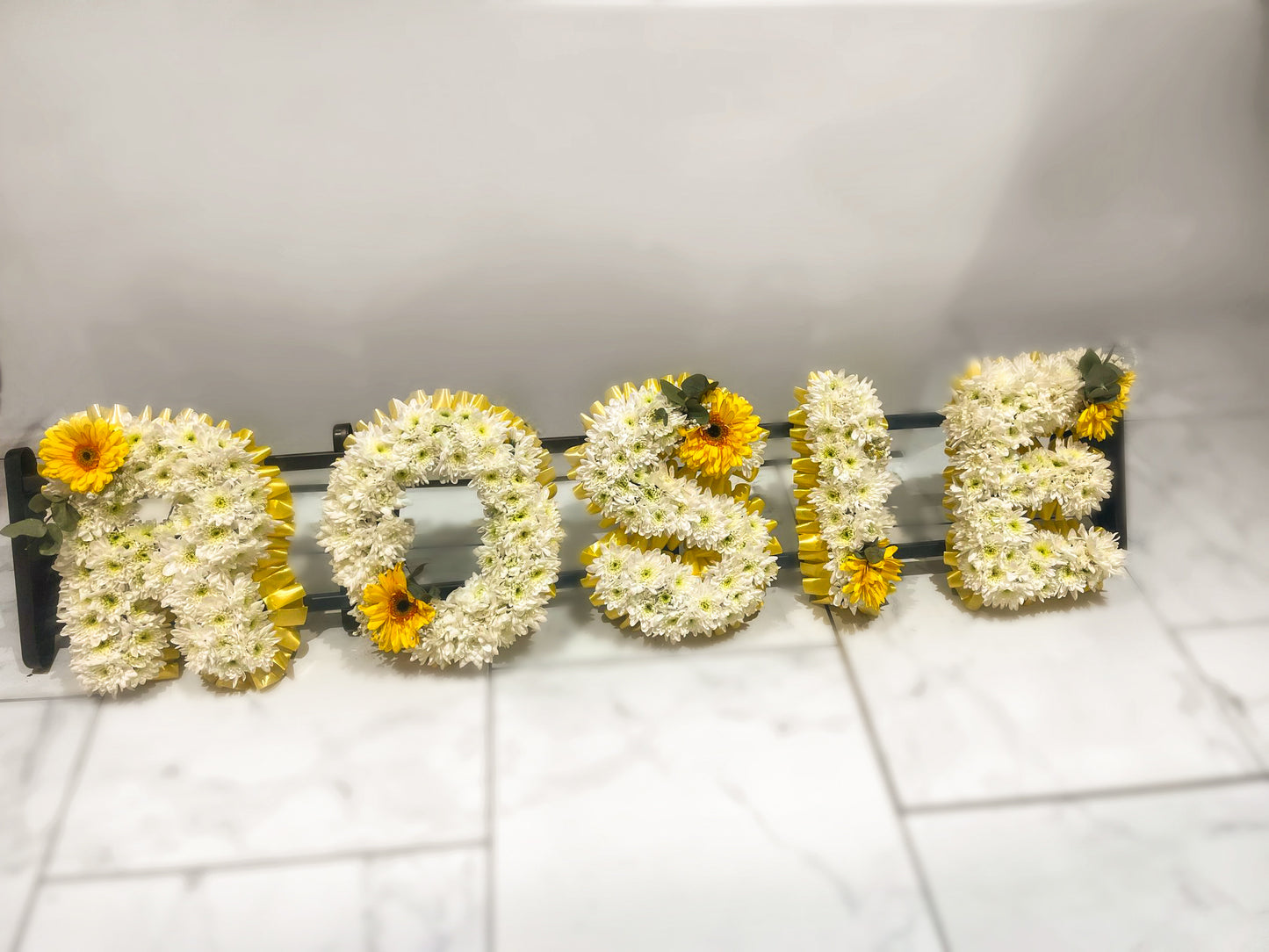 Personalised Floral Letter Arrangement