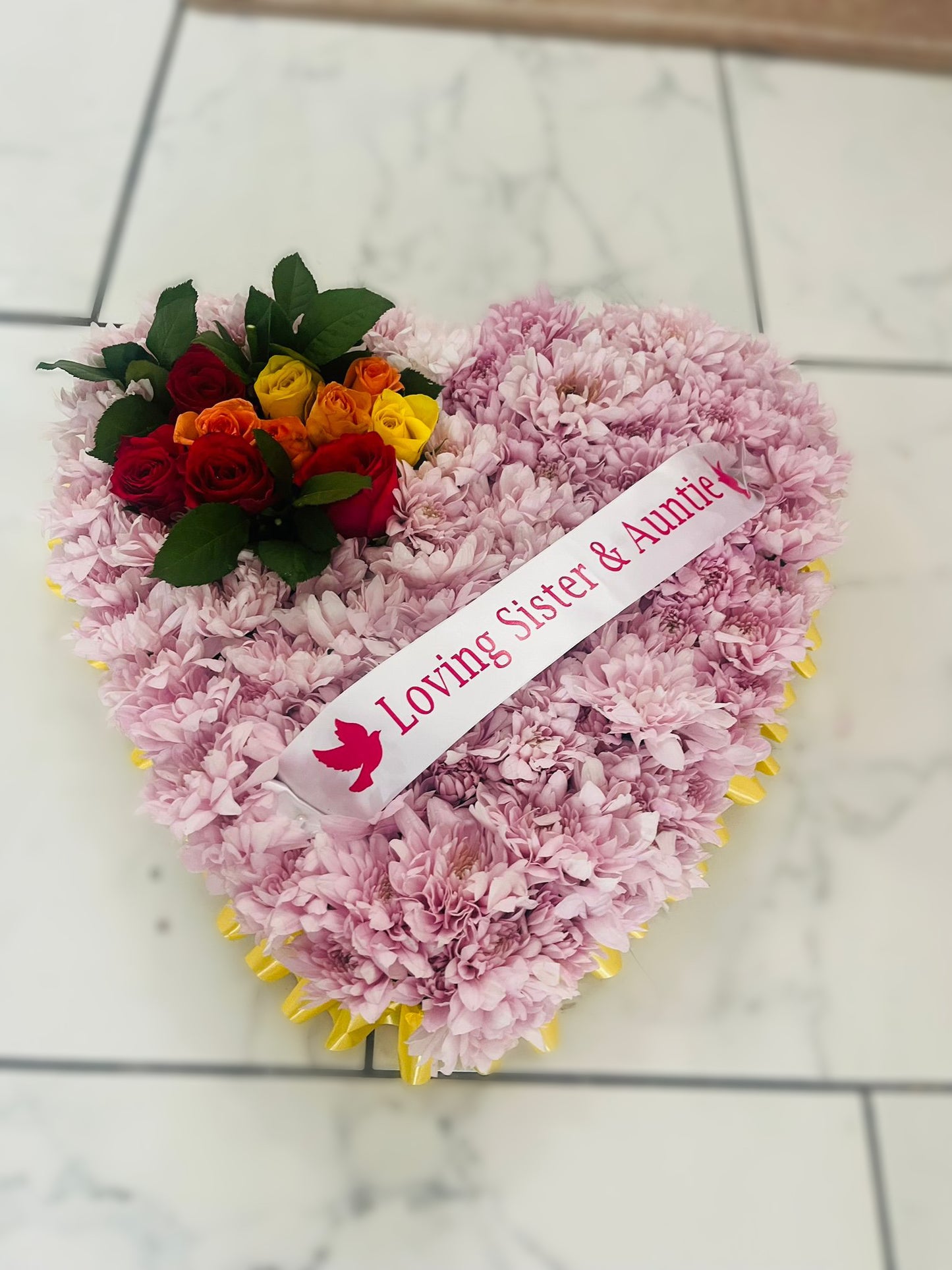 Funeral Based Heart Tribute