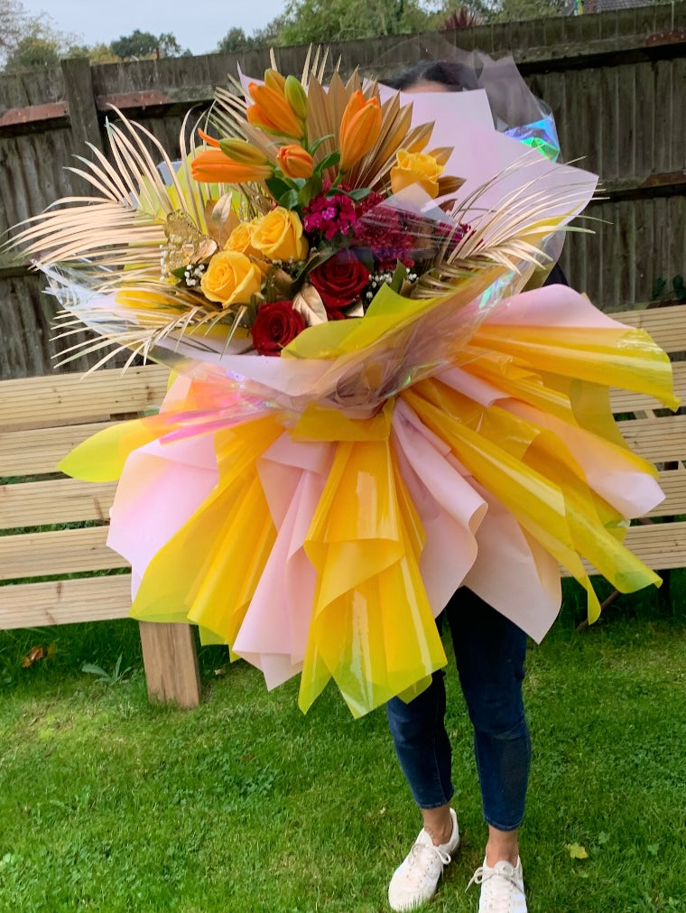 Frilly Wrap Deluxe Bouquet