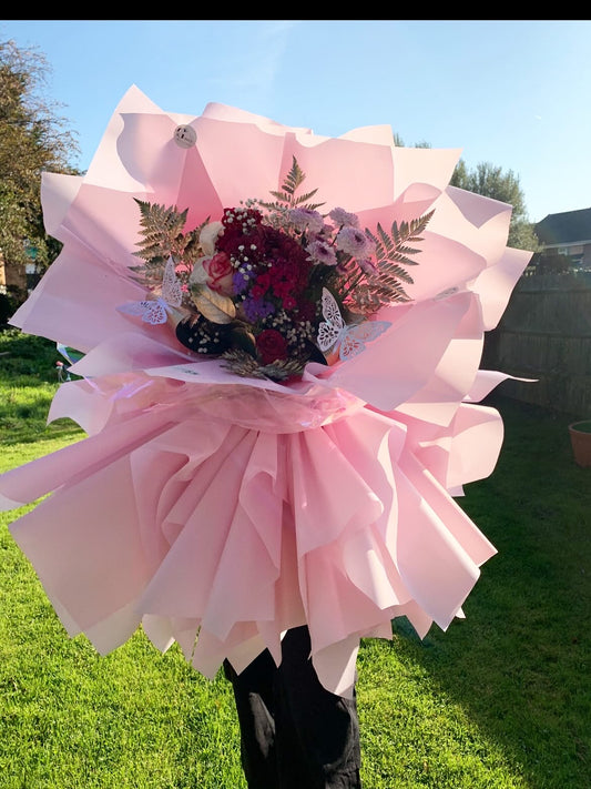 Frilly Wrap Deluxe Bouquet