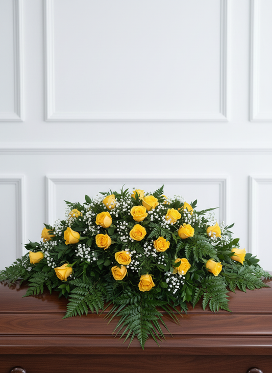 4ft Rose Casket Spray